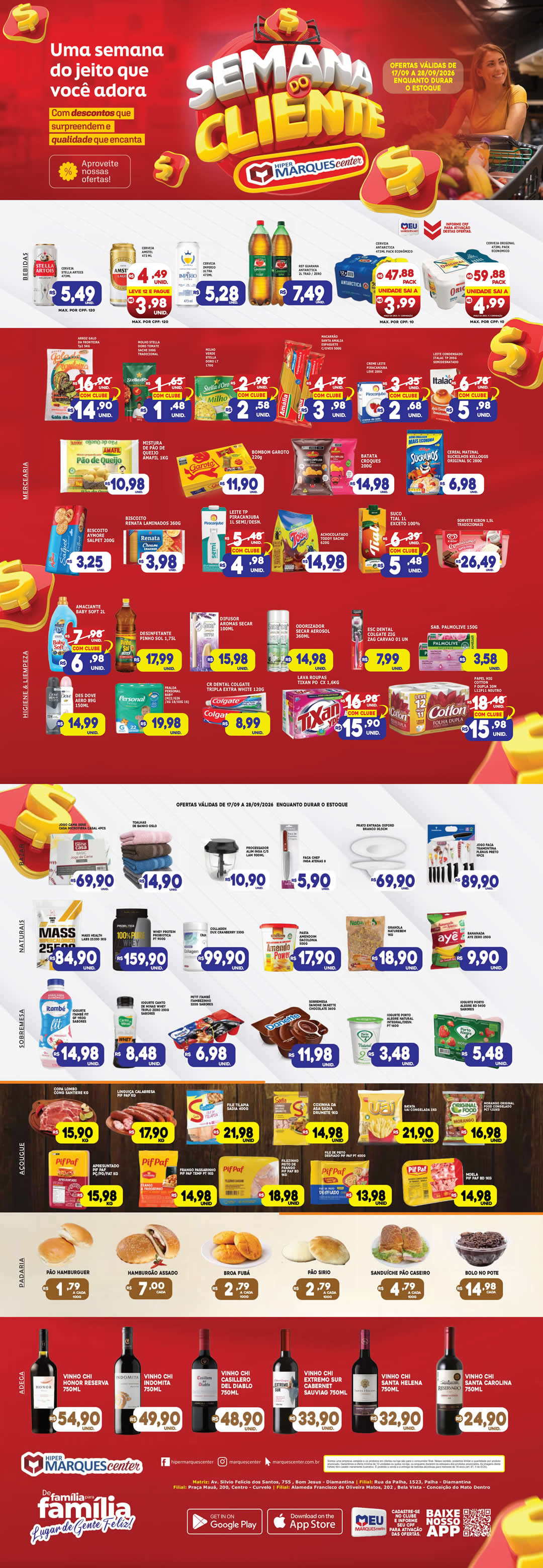 Encarte Promocional Hiper Marques Center